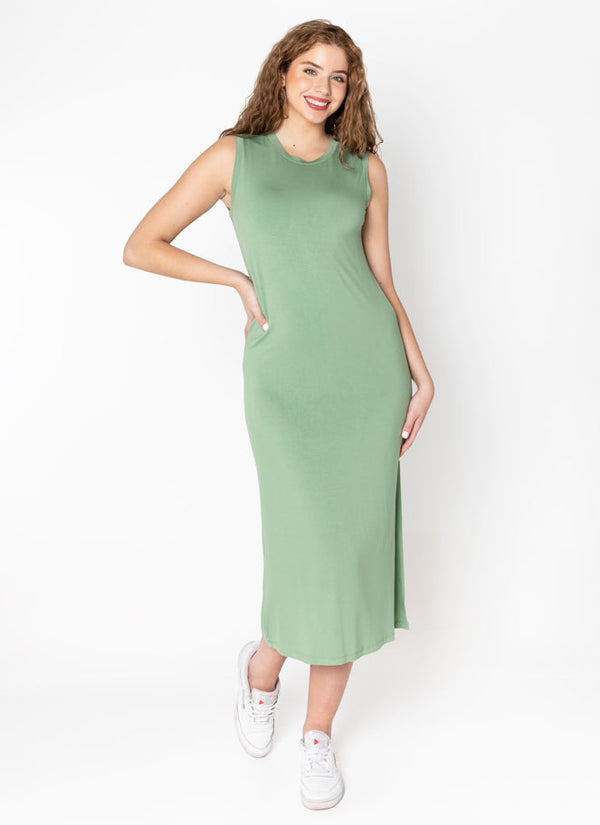 Bamboo C/S Tank Maxi Dress