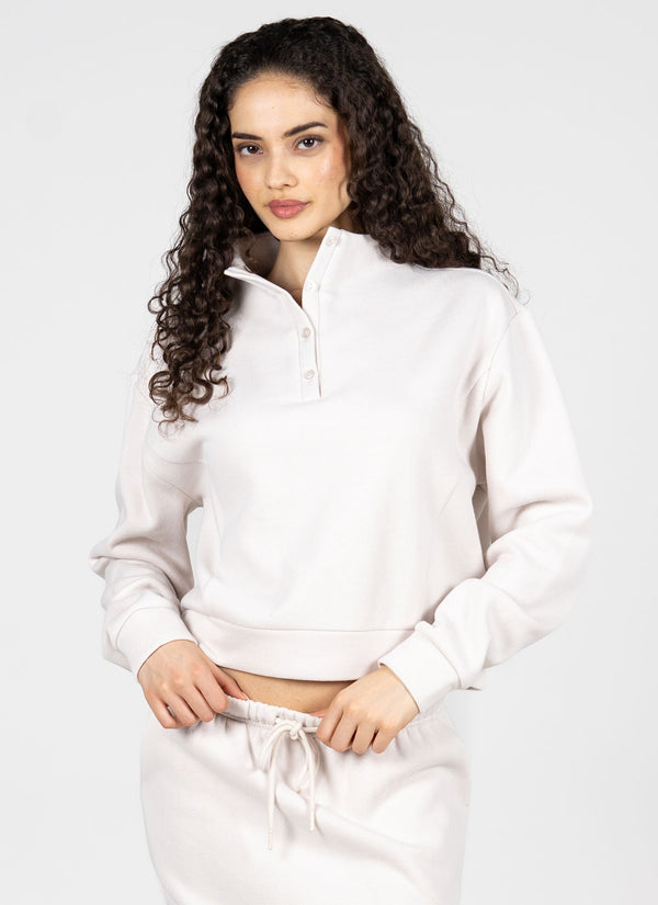 Recycled Poly/Cotton High Neck