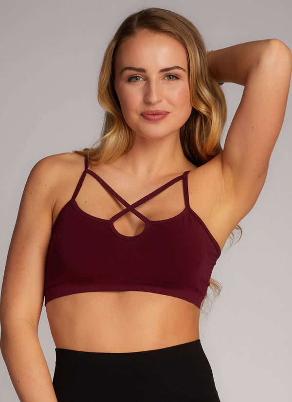 Bamboo Cross-Front Bralette