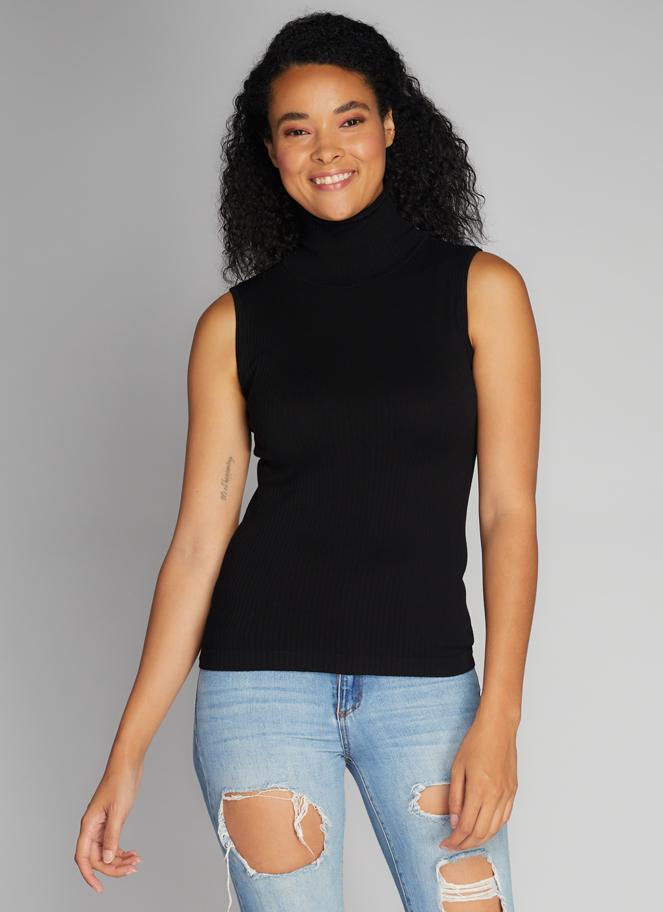 Seamless Rib S/Less TN Top