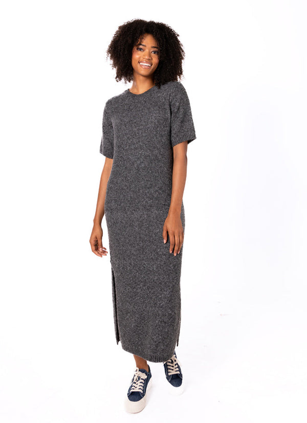 Knit Crew Neck Dress
